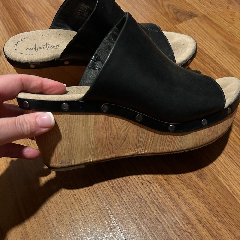 Clark’s platform heels 8.5 W